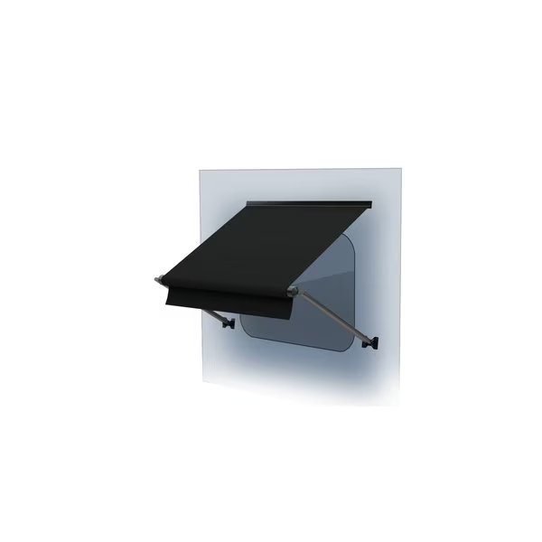 8.5FT STANDARD WINDOW AWNING ROLLER, BLACK SOLID, Lippert, Mfr#: V000335445
